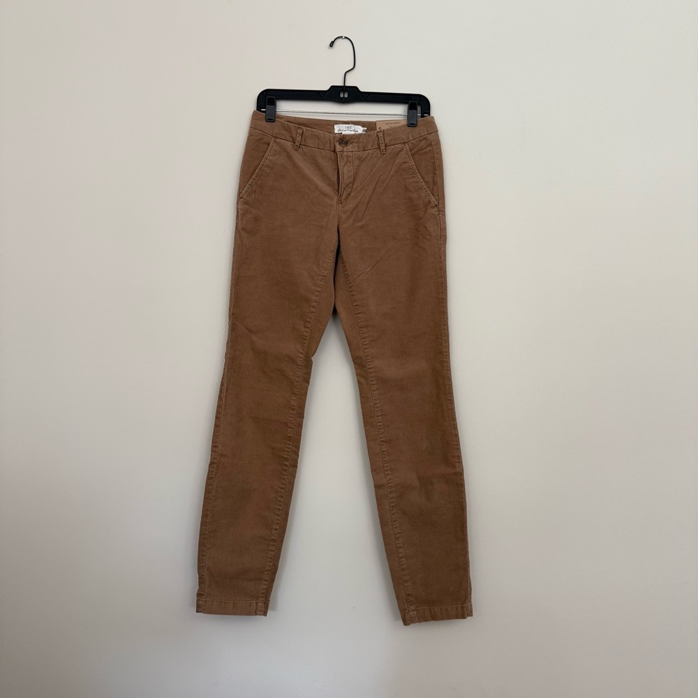 Women’s H&M L.O.G.G. Brown Relaxed Brown/Tan Corduroy Pants Size 6